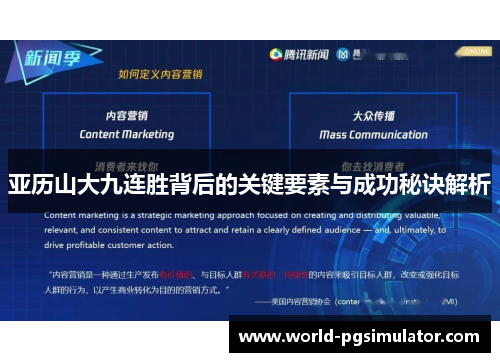 亚历山大九连胜背后的关键要素与成功秘诀解析